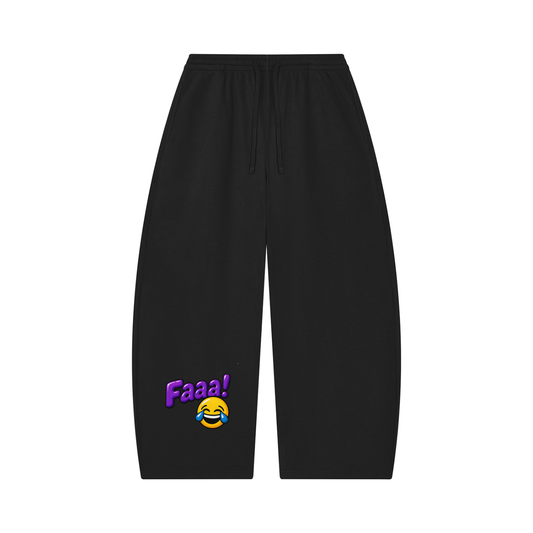 Faaa Waffle Barrel Leg Pants